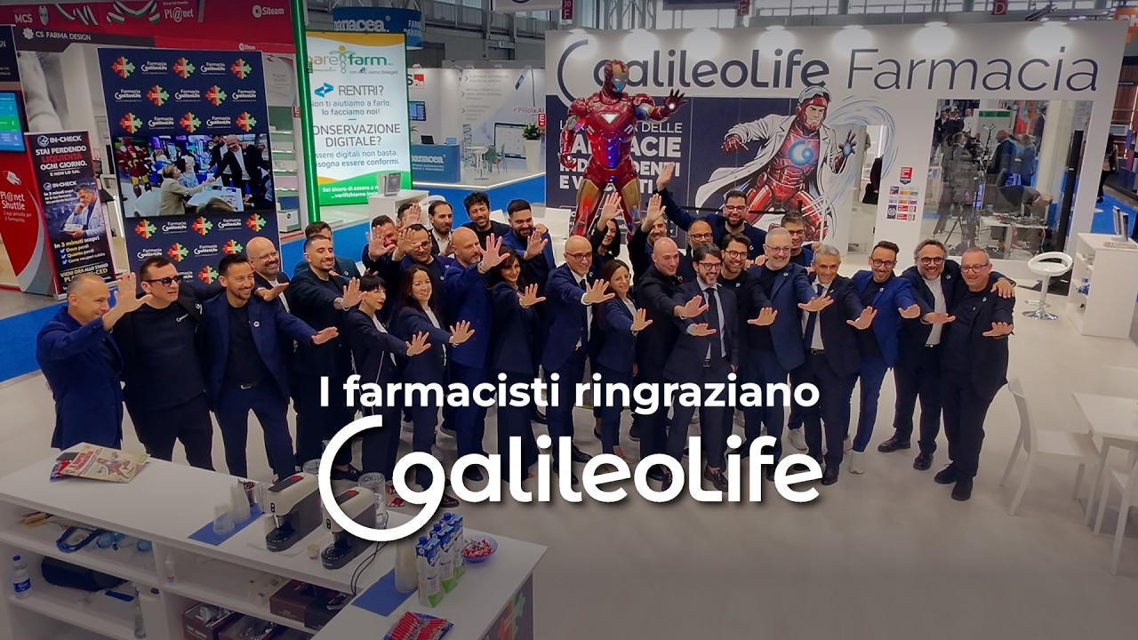 I farmacisti italiani ringraziano Galileo Life: storie di crescita, fiducia e innovazione a Cosmofarma 2026 - GalileoLife