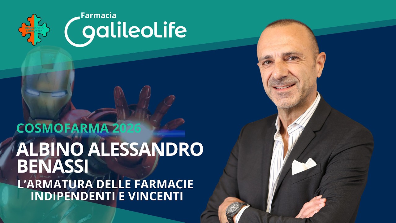 Alessandro Benassi racconta l'alleanza di 23 farmacie indipendenti tra Bologna e Modena con GalileoLife: partnership e futuro della farmacia.