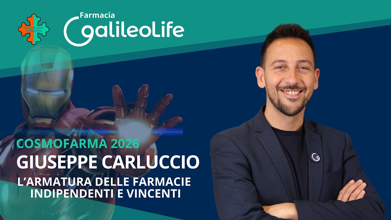 Giuseppe Carluccio (GalileoLife): il marketing del super farmacista a Cosmofarma 2026